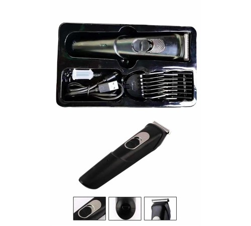 Pro Şarjlı Saç Sakal Tıraş Makinesi Ense Kesme Makinesi Lazer Öncesi Kısaltma