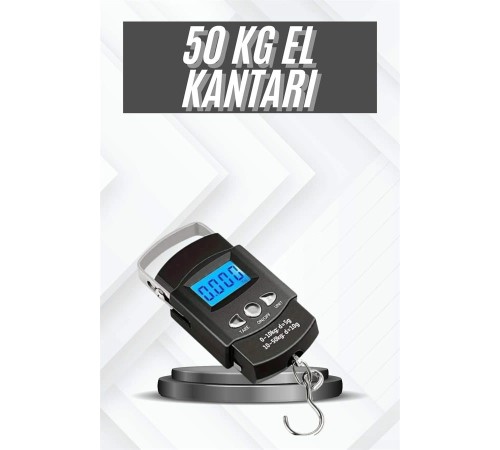 Profesyonel El Terazisi El Kantarı 50 Kg Dijital Göstergeli Tartı