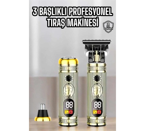 Profesyonel Saç Sakal ve Vücut Tıraşına Uygun Sıfır Sinek Kaydı Tıraş