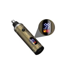 Profesyonel Saç Sakal Vücut Kulak ve Burun Tıraş Makinesi 3 Başlıklı