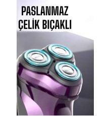 Profesyonel Şarjlı Saç ve Sakal Tıraş Makinesi Hassas Kesim