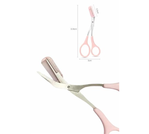 Profesyonel Taraklı Kaş Usturası ve Kaş Makası Bıyık Alma Kaş Usturası