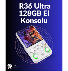 R36 Ultra El Konsolu – 4” HD IPS Ekran, 128GB Dahili Hafıza, 30.000 Oyun Yüklü