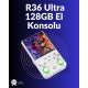 R36 Ultra El Konsolu – 4” HD IPS Ekran, 128GB Dahili Hafıza, 30.000 Oyun Yüklü