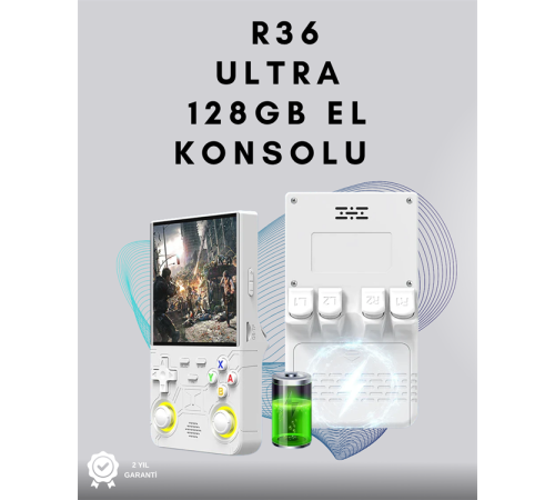 R36 Ultra Retro Oyun Konsolu – RGB Destekli, Çoklu Platform, Kaydet/Yükle Özellikli