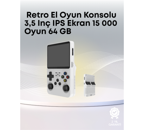 R36S 64 GB Retro El Konsolu – Gelişmiş Donanım ve Özelleştirilebilir Yazılım Yapısı
