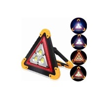 Reflektör Işıklı Ikaz Lambası Şarjlı Çok Fonksiyonlu Işıklı Üçgen Reflektör