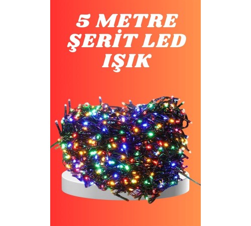 Renkli Her Ortama Uygun 5 Metre Led Işık Renkli Aydınlatma