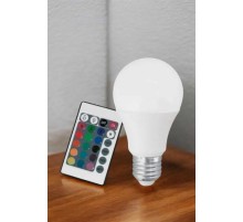 RGB Led Lamba Led Işık Ampul Renk Değiştirebilen 100 Watt