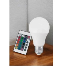 RGB Led Lamba Led Işık Ampul Renk Değiştirebilen 100 Watt
