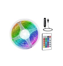 RGB Şerit Led 10 Metre Led Işık Kumanda ile Kontrol RGB