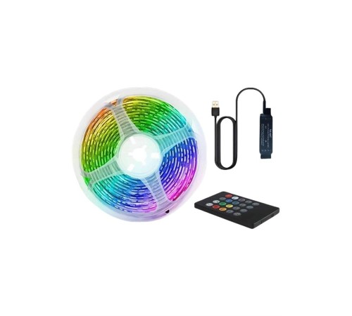 RGB Şerit Led 10 Metre Led Işık Kumanda ile Kontrol RGB
