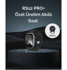 RS12 PRO+ 2025 Serisi Uzun Şarj Süreli Garantili Full Ekranlı Özel Üretim Akıllı Saat – 2GB Hafıza, AMOLED, GPS, Sesli Arama