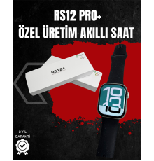 RS12 PRO+ Titanyum Kasa Akıllı Saat – Uyku ve Nabız Takibi, Suya Dayanıklı, Bluetooth Arama