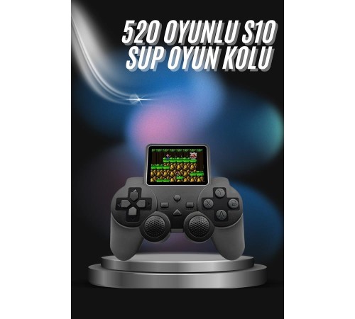 S10 Gamepad 520 Oyunlu Klasik Taşınabilir Retro Oyunlar Oyun Konsolu El Atarisi