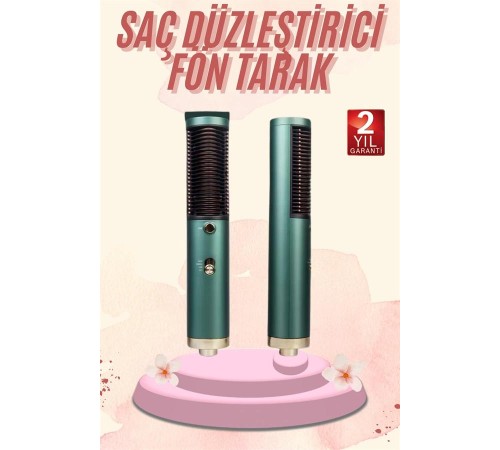 Saç Düzleştirici Fön Makinesi Saç Fırçası Profesyonel Üflemeli