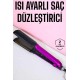 Saç Düzleştirici Isı Ayarlı Seramik Kaplama Döner Kablo Yıpranma Karşıtı