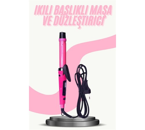 Saç Düzleştirici Şekillendirici Saç Maşası İkili Şekillendirici Isı Ayarlı