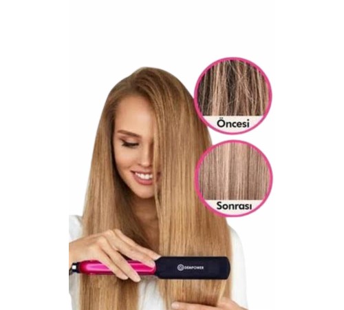 Saç Düzleştirici Seramik Kaplama Yüksek Isı Ayarlı Profesyonel 4 Kademeli 220 Decere