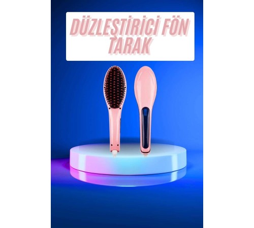 Saç Düzleştirici Tarak Dijital Göstergeli Seramik Kaplama Sıkı Dişli