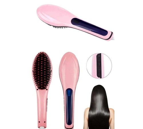 Saç Fırça Akıllı LCD Ekran Pratik Saç Düzleştirici Tarak Pratik Taşınabilir