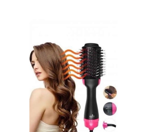 Saç Kurutma Makinesi Saç Düzleştirici Fön Tarak Isı Ayarlı Sıkı Dişli