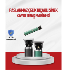 Saç Sakal Ense Paslanmaz Çelik T-Bıçak Vücut Tıraş Makinesi