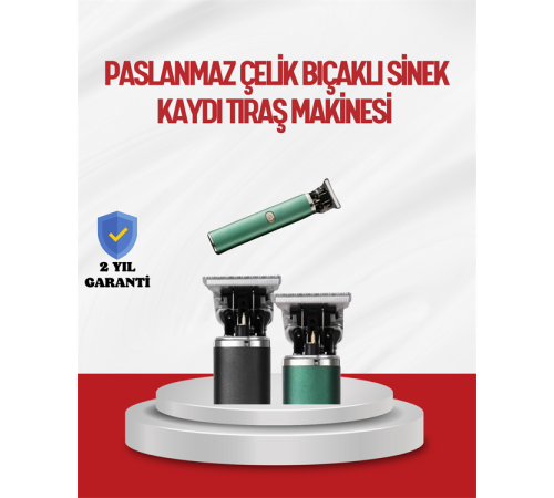 Saç Sakal Ense Paslanmaz Çelik T-Bıçak Vücut Tıraş Makinesi