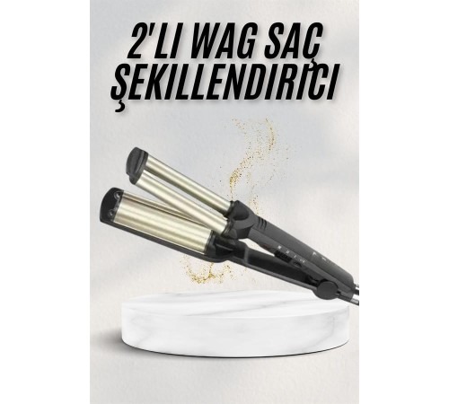 Saç Şekillendirici Wag Maşa Su Dalga Maşası Tüm Saç Tiplerine Uygun