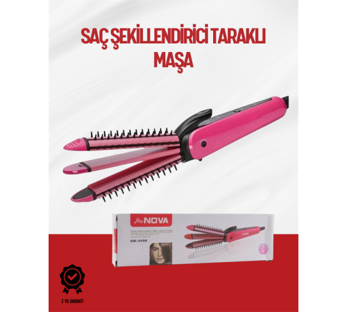 Saçı Sabitleyen Çok Fonksiyonlu Saç Maşası