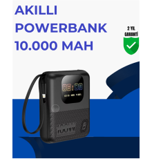 Şarj Cihazı, Saat ve Hoparlör Özellikli Akıllı Cihaz 10.000 mAh