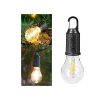 Şarjlı Aydınlatma Ampul Tasarımlı Ambians Işık Askılı Kamp Lambası