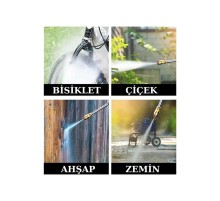Şarjlı Oto Yıkama, Bahçe Sulama Tabancası Makinesi Yüksek Basınçlı