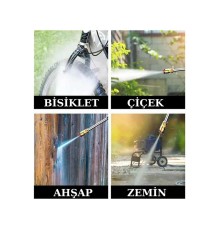 Şarjlı Oto Yıkama, Bahçe Sulama Tabancası Makinesi Yüksek Basınçlı
