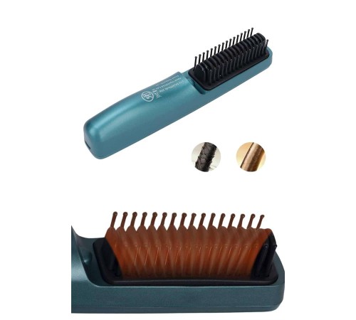 Şarjlı Saç Düzleştirici Tarak İyon Özellikli Sıkı Dişli Elektriklenme Karşıtı