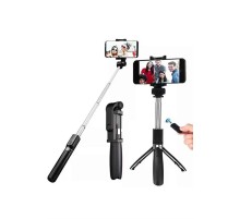 Selfie Çubuğu Tripod Bluetooth Kumandalı Selfie Çubuğu Telefon Tutucu