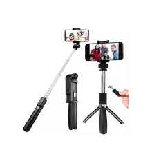Selfie Çubuğu Tripod Bluetooth Kumandalı Selfie Çubuğu Telefon Tutucu