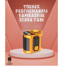 Sessiz Turbo Fan – Kamp, Spor, Ofis İçin Taşınabilir Mini Soğutucu