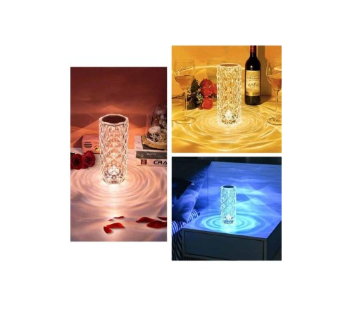 Sevgililer Günü İçin Hediye Kristal Lamba Sevgiliye Hediye USB Şarjlı Gece Lambası