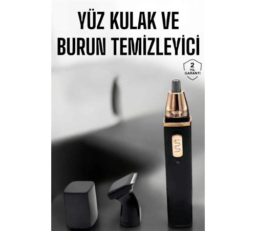 Seyahat Tipi Mini Taşınabilir Siyah Burun Kulak Yanak Kıl ve Tüy Temizleme Makinesi