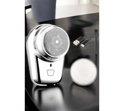 Seyahat Tipi Tıraş Makinesi Taşınabilir Kablosuz Mini Paslanmaz Çelik