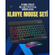 Şık ve Sessiz Tasarımlı Işıklı Klavye Mouse Seti – Şarjlı, Wireless