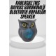 Siyah Bluetooth Hoporlör Baykuş Speaker Bluetooth 5.0 Bağlantılı