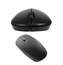 Siyah Kablosuz Mouse Wireless Mouse Minimal Tasarım