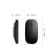 Siyah Wireless Kablosuz Sessiz Mouse Bluetooth Bağlantılı