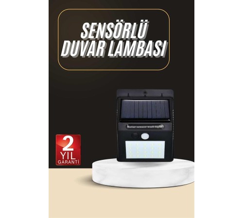 Solar Dekoratif Lambası Sensörlü Led Işık Bahçe Aydınlatma