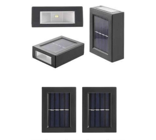 Solar Güneş Enerjili Çift Taraflı Duvar Lambası Çift Taraflı Duvar Lamba Güneş Enerjili