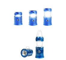 Solar Şarjlı Kamp Lambası Güneş Enerjili Kızaklı Kamp Feneri Çadır Feneri Led Işıldak