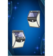 Solar Sensörlü Duvar Lambası Bahçe Lamba 20 Led Işık