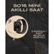 SQ-16 Mini Series 10 Akıllı Saat | Şık ve Hafif Tasarım, 3 Kordon Seçeneği